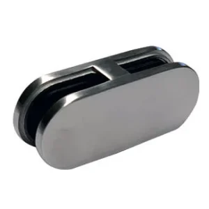 Abrazadera para vidrio a 180° de acero inoxidable - AISI 304
