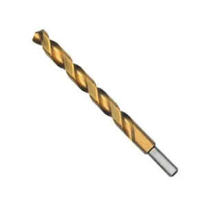M-1012CT, Brocas espirales para metal DIN338 HSS, fresadas, serie corta, cilíndricas, paso derecho.