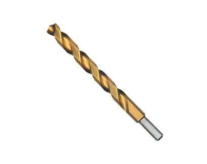 M-1012CT, Brocas espirales para metal DIN338 HSS, fresadas, serie corta, cilíndricas, paso derecho.