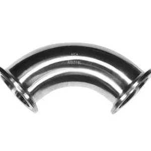 Codo con férula de acero inoxidable - AISI 316L