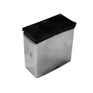 Tapón interno de hule rectangular AISI 304