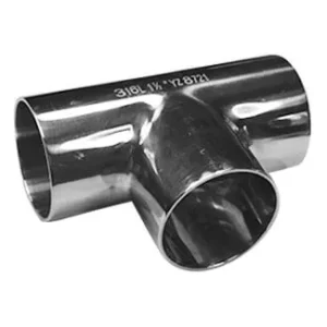 Tee a soldar de acero inoxidable - AISI 316L