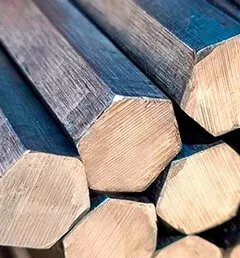 Varilla sólida hexagonal AISI 304 - 6mts