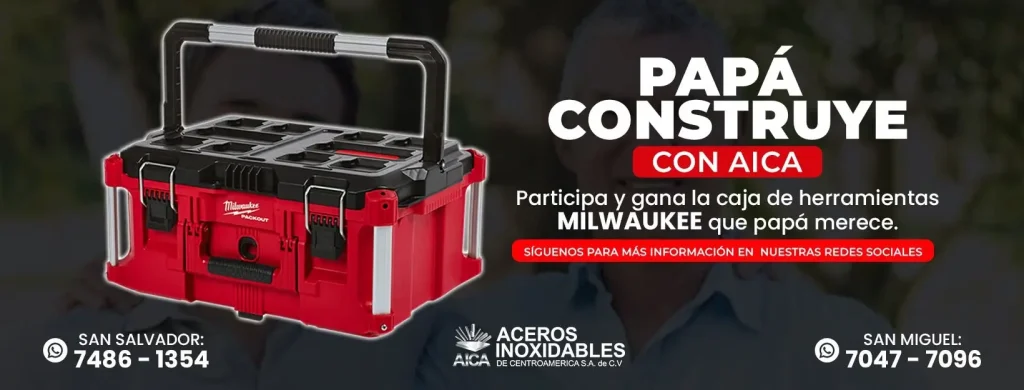 Promoción de AICA: participa y gana una caja de herramientas Milwaukee